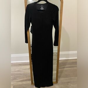 KLASSY NETWORK sweater maxi dress